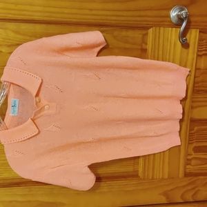 Pink Short Sleeve Sweater